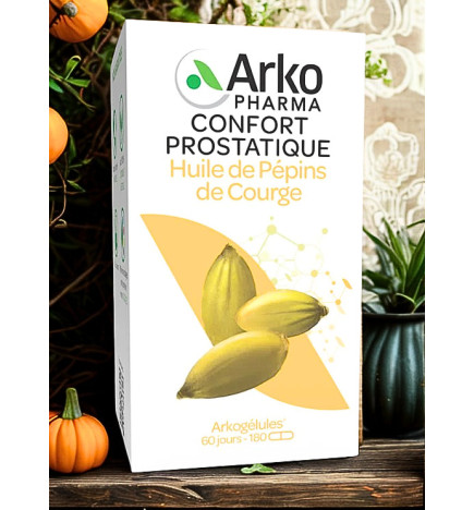 ARKOGELULES PEPINS DE COURGE 180 gélules confort urinaire