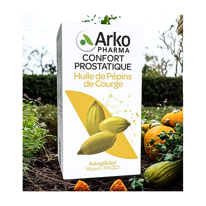 ARKOGELULES PEPINS DE COURGE 60 gélules ARKOGELULES PEPINS DE COURGE 60 gélules