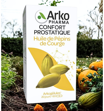ARKOGELULES PEPINS DE COURGE confort urinaire et prostate