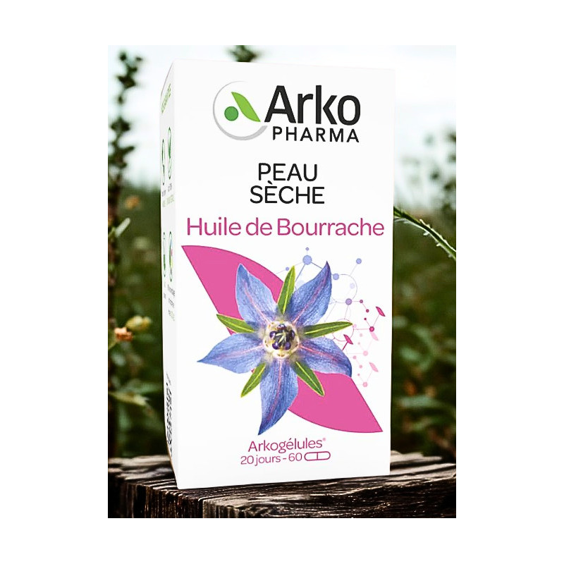 ARKOG HUILE BOURRACHE BIO CAPS 60