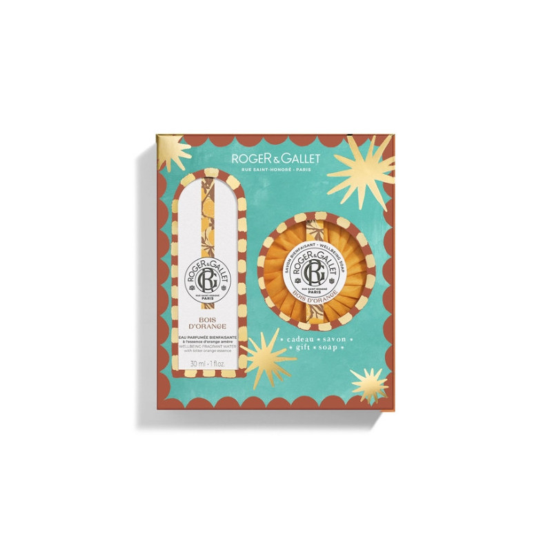 ROGER & GALLET COFFRET NOEL 2025 BOIS ORANGE 30 ML+SAVON