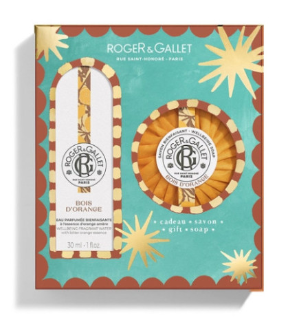 ROGER & GALLET COFFRET NOEL 2025 BOIS ORANGE 30 ML+SAVON