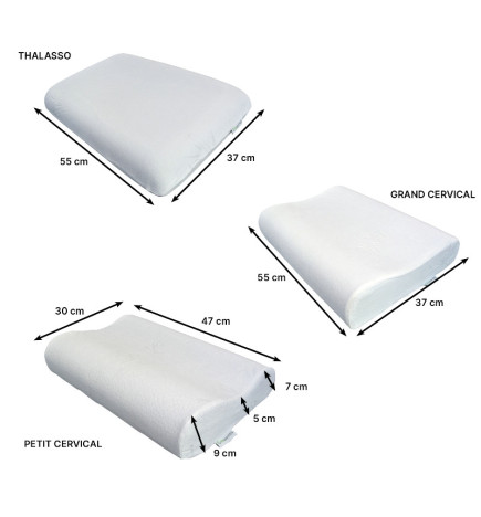 OREILLER VEGETAL THALASS0 55x37