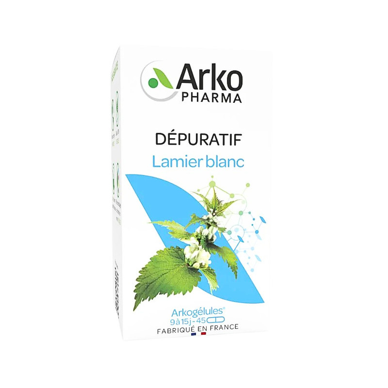 ARKOPHARMA ARKOGELULES LAMIER BLANC (ortie blanche) 45 gélules ARKOPHARMA ARKOGELULES LAMIER BLANC (ortie blanche) 45 gélules