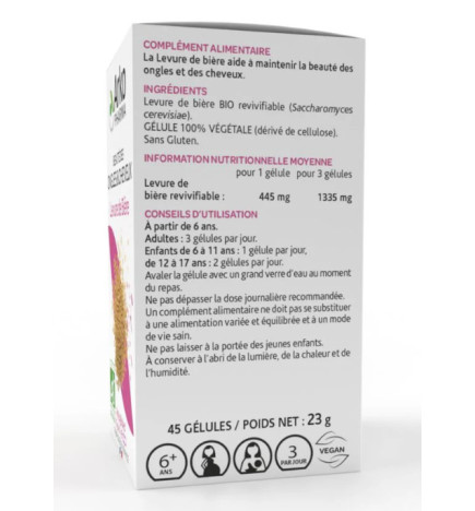 ARKOPHARMA ARKOGELULES LEVURE DE BIERE BIO 45 gélules