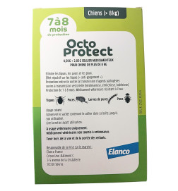 OCTOPROTECT Collier pour chiens de plus de 8kg
