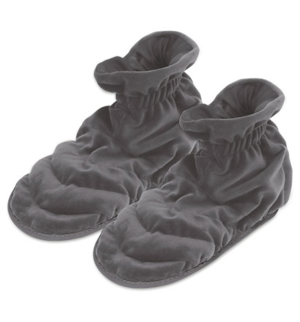 PAIRE DE CHAUSSONS A CHAUFFER GRAINES DE LIN IDENTITE