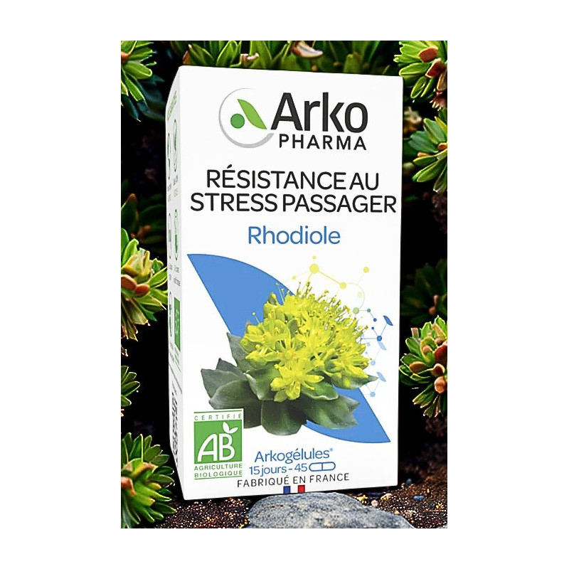 ARKOGELULES RHODIOLE BIO 45 gélules ARKOGELULES RHODIOLE BIO 45 gélules