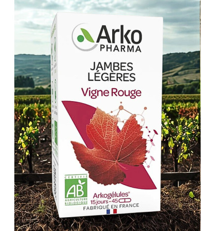 ARKOGELULES VIGNE ROUGE circulation veineuse