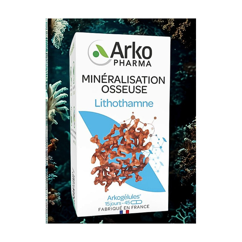 ARKOGELULES LITHOTHAMNE BASIDOL 45 gélules ARKOGELULES LITHOTHAMNE BASIDOL 45 gélules