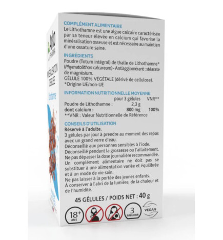 ARKOGELULES LITHOTHAMNE BASIDOL 45 gélules