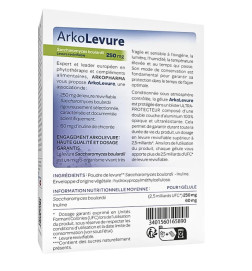 ARKOLEVURE® – Levure de Bière – Arkopharma – Équilibre intestinal & défenses naturelles – 30 gélules