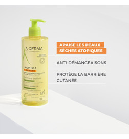 A-DERMA EXOMEGA CONTROL – Huile lavante émolliente – 1 L
