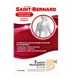 Patch Saint Bernard découpables – Boîte de 3