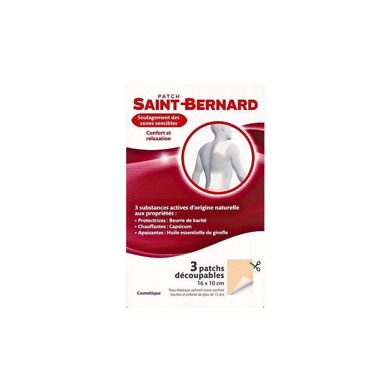Patch Saint Bernard découpables – Boîte de 3
