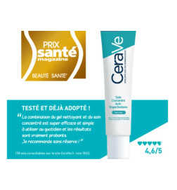 CeraVe Soin Concentré Anti-Imperfections 40 mL - réduit boutons et points noirs, régule le sébum pour peaux mixtes à grasses