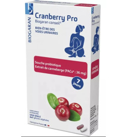 Cranberry PRO Biogaran – Confort urinaire cure 7 jours