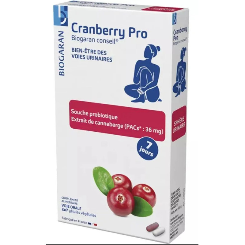 CRANBERRY PRO BIOGARAN CONSEIL 14 GELULES