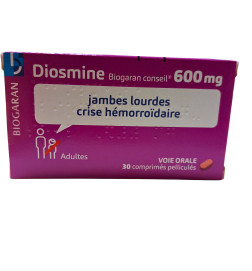 Diosmine Biogaran Conseil utilisée lors de crise hémorroïdaire