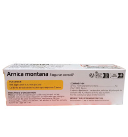 Arnica Montana Biogaran utilisé après le sport pour soulager la fatigue musculaire et les petits traumatismes.
