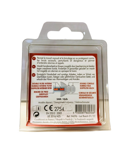 BOUCHONS D'OREILLES - PLIC AUDIO