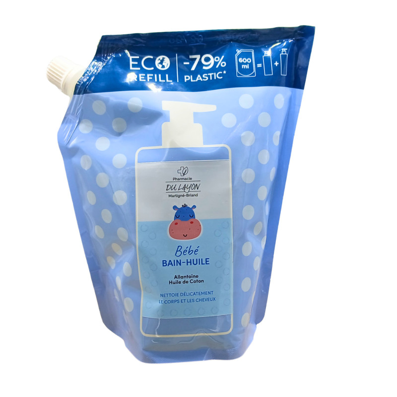 LA PHARMACIE DU LAYON UNIFARCO BAIN HUILE BEBE RECHARGE 600ML LA PHARMACIE DU LAYON UNIFARCO BAIN HUILE BEBE RECHARGE 600ML