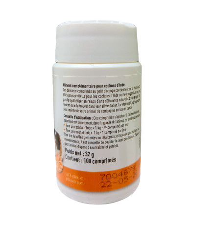 BEAPHAR VIT C COCHON D'INDE 100 comprimés
