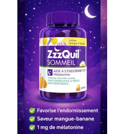ZZZQUIL SOMMEIL MANG/BANA GOMME 60