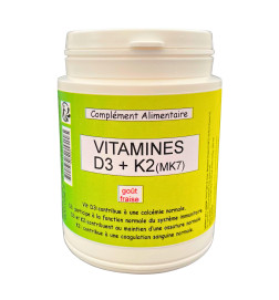 VITAMINES D3 & K2 maintien de la masse osseuse
