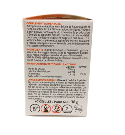 complément alimentaire shilajit Arkopharma acide fulvique