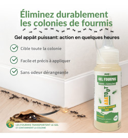 ABATOUT Fourmi Gel 50 ml anti fourmis efficace
