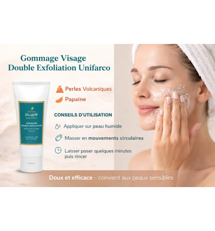 LA PHARMACIE DU LAYON UNIFARCO Gommage visage double exfoliation
