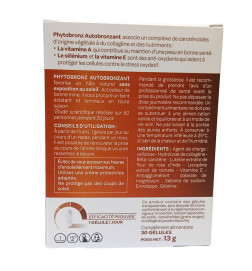 Caroténoïdes vitamine E cuivre Phytobronz Autobronzant protection peau et éclat du teint