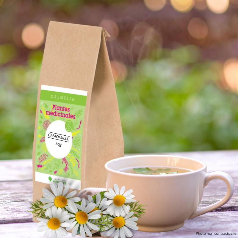 MARQUE VERTE CALMELIA CAMOMILLE FLEUR 50g MARQUE VERTE CALMELIA CAMOMILLE FLEUR 50g