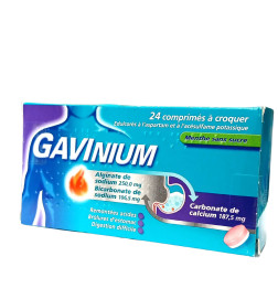GAVINIUM comprimés sans sucre soulagement rapide brûlures estomac reflux
