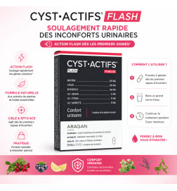 CYSTIFLASH ARAGAN BTE DE 10