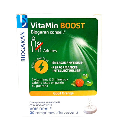 BIOGARAN VITAMINE BOOST 20 comprimés effervecents