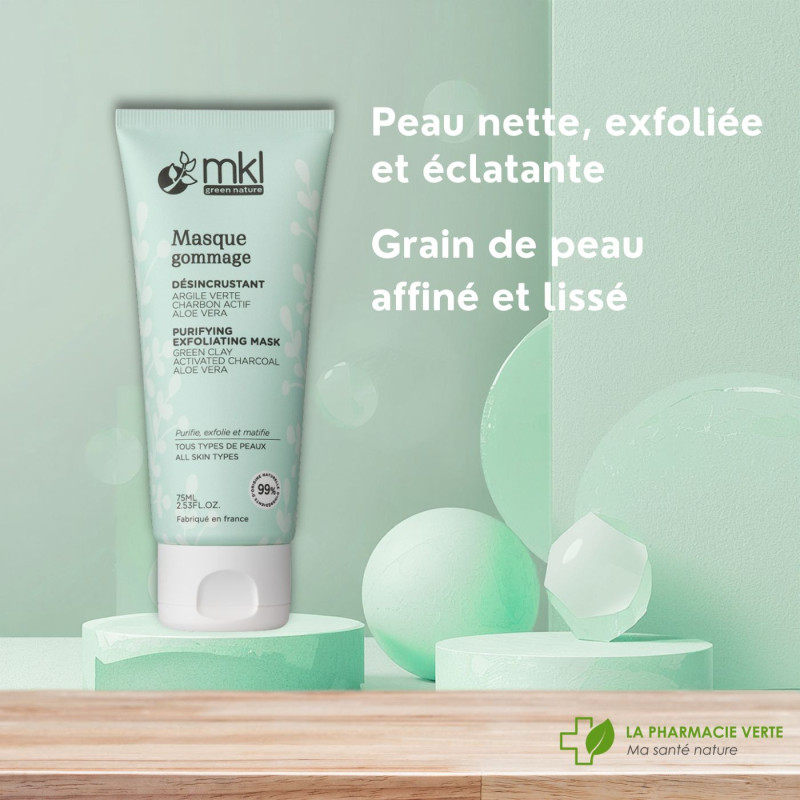 MKL MASQUE GOMMAGE DESINCRUSTANT BIO BIO 75ML MKL MASQUE GOMMAGE DESINCRUSTANT BIO BIO 75ML