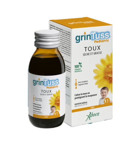 GRINTUSS SIROP PEDIATRIC toux seche et grasse