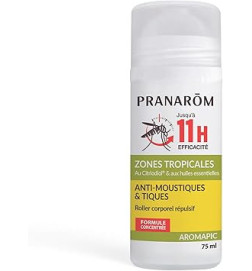 Aromapic Roller Anti-Moustiques Zones Tropicales Pranarôm 75 ml