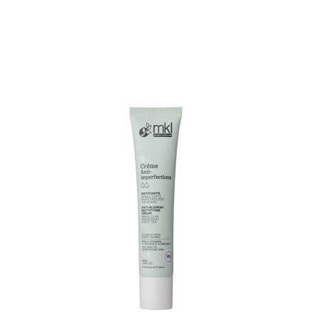 Crème Anti-Imperfections Matifiante Bio 40 ml pour peaux mixtes à grasses.