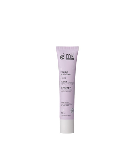 Crème Anti-Rides Liftante Bio MKL 40 ml pour lisser les rides et raffermir la peau.