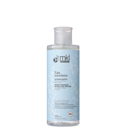 Eau Micellaire Hydratante MKL 100 ml pour nettoyer et démaquiller en douceur.