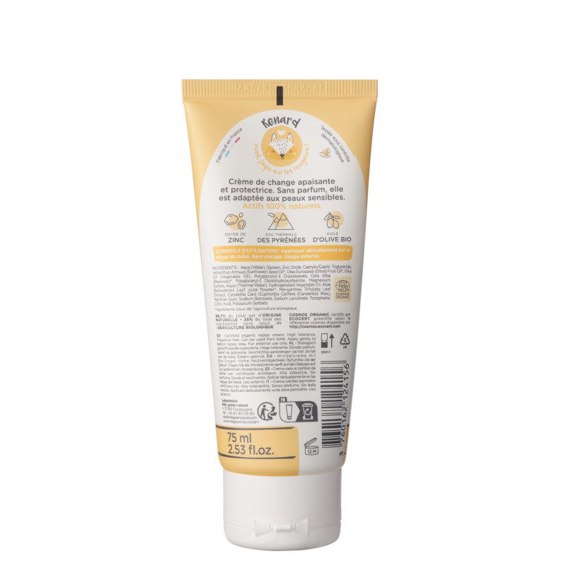 MKL BABY GREEN CREME CHANGE BIO 75ML MKL BABY GREEN CREME CHANGE BIO 75ML