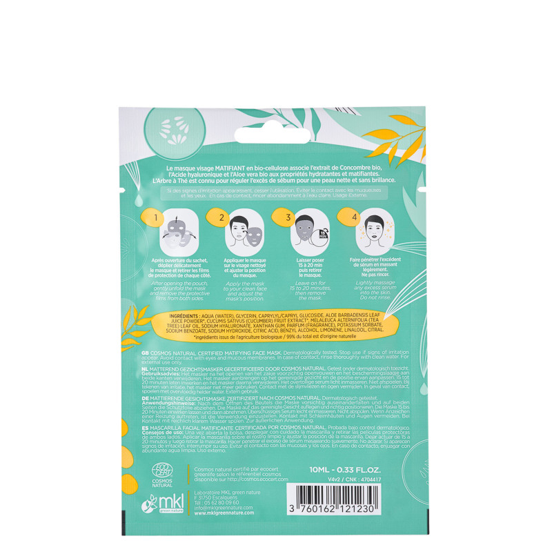MKL MASQUE MATIFIANT 10ML MKL MASQUE MATIFIANT 10ML