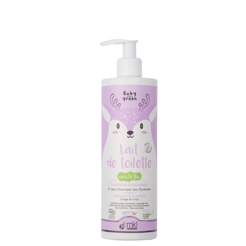 MKL BABY GREEN LAIT DE TOILETTE  2EN1 BIO 400ML