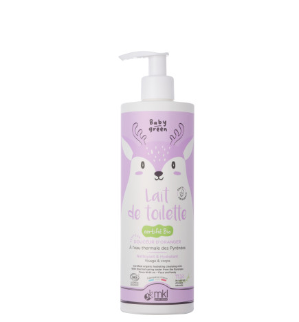 MKL BABY GREEN LAIT DE TOILETTE  2EN1 BIO 400ML