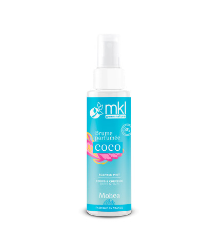 Brume Parfumée Coco MKL 100 ml aux notes exotiques et gourmandes de noix de coco.