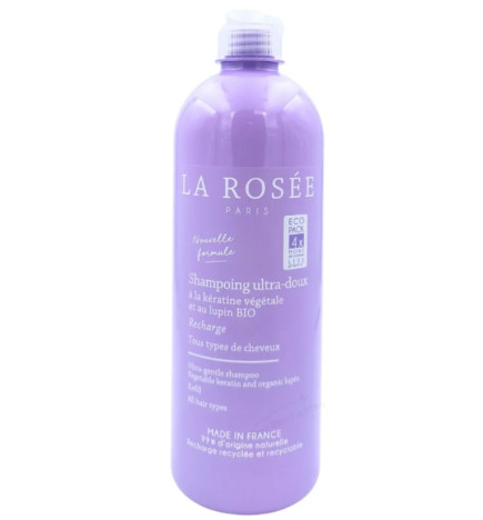 LA ROSEE RECHARGE SHAMPOING ULTRA DOUX KERATINE LUPIN