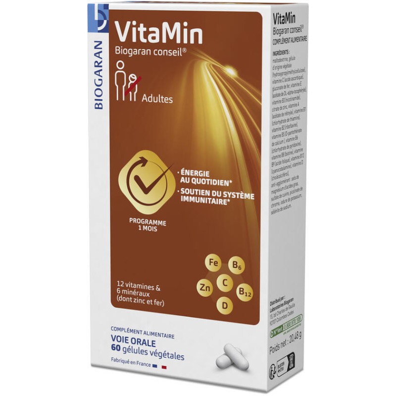 VITAMIN BIOGARAN CONSEIL GELUL 60 VITAMIN BIOGARAN CONSEIL GELUL 60